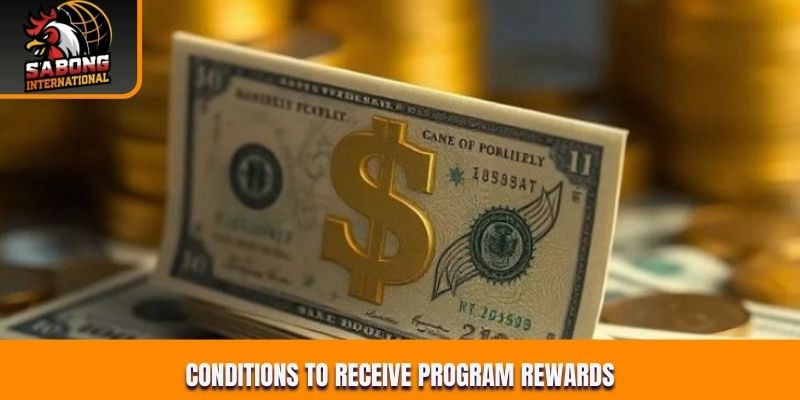 Conditions to receive program rewards